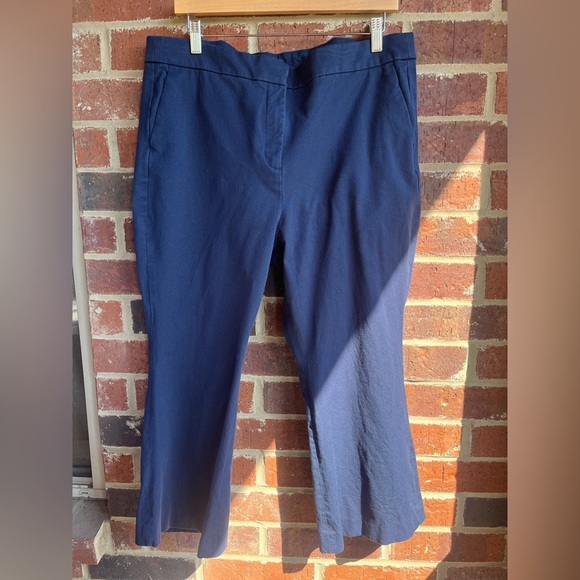 J. Crew Kelsey Navy Pants Size 16 - Picture 2 of 8